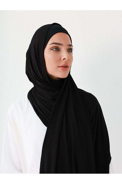 AL JAMIL PREMIUM JERSEY HIJAB - BLACK