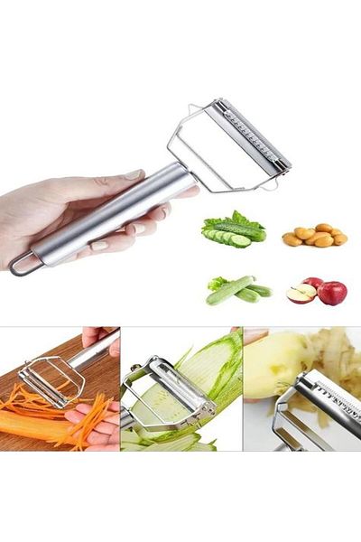 Saint Belisama Concept Stainless Steel Julienne Peeler Vegetable Fruit Slicer Peeler Potato Peeler Julienne