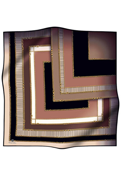 Vissona Μεταξωτό μαντήλι Tivil 17217 - 3 - 0004 - 0005 Μαύρο Μικτό σχέδιο