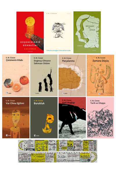 Metis Yayınları Emil Michel Cioran 11 Kitap Set - Düşüncelerin Günbatımı - Çü...