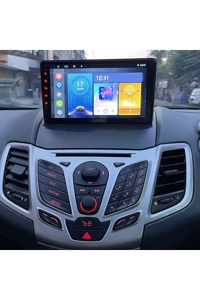 MaxTech Navigatie Ford Fiesta 2008-2017 dedicata, 8 GB Ram 128 GB Rom OctaCore, Carplay & Android auto, 9”