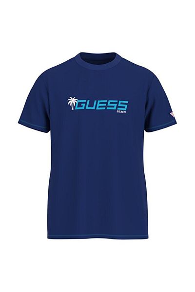 Guess Ss Cn Palm Logo Tee
