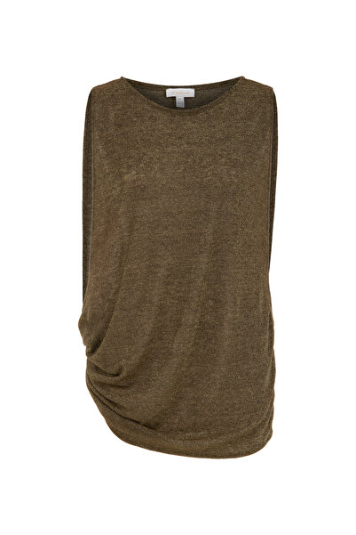 AQUELLA Lurex Black Gold Glitter Tunic