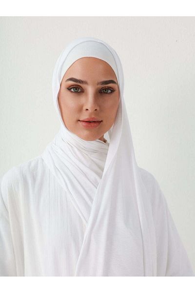 AL JAMIL PREMIUM JERSEY HIJAB - WHITE