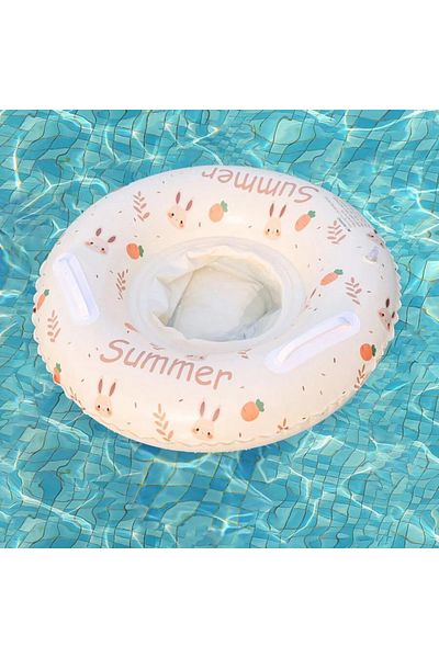 Picodino Swim ring with panties and handles, Bunny, Beige, 1-4 years, diameter 57 cm