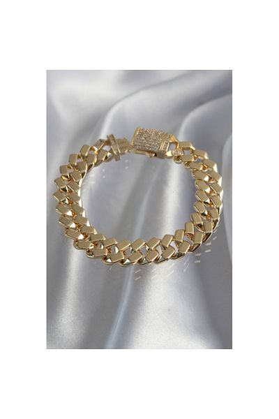 Skygo Vip Series Gourmet Zircon Stone Gold Color Bracelet - Tj-Bb6173
