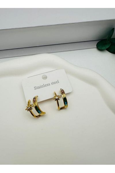 Gly Takı Steel earrings
