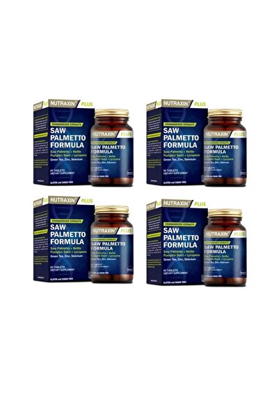 Nutraxin Saw Palmetto Formula 60 Tablet 4 Adet