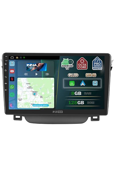 MaxTech Navigatie Hyundai I30 2011-2016 dedicata, 8 GB Ram 128 GB Rom OctaCore, Carplay & Android auto, 9”