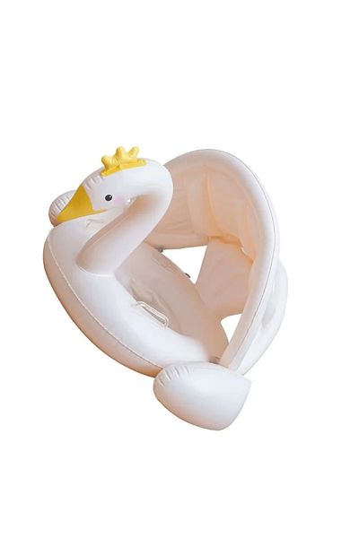 Picodino Inflatable ring with sunshade, 1-6 years, Swan, max 30 kg, 70x54 cm