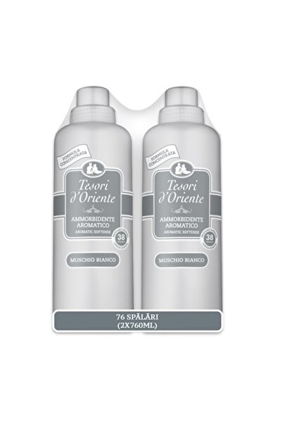 Tesori d'Oriente Pachet Balsam de rufe Tesori d'Oriente White Musk 2x38 de sp...