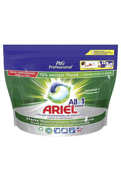 Ariel Ariel Professional Universal + laundry detergent capsules, 60 washes