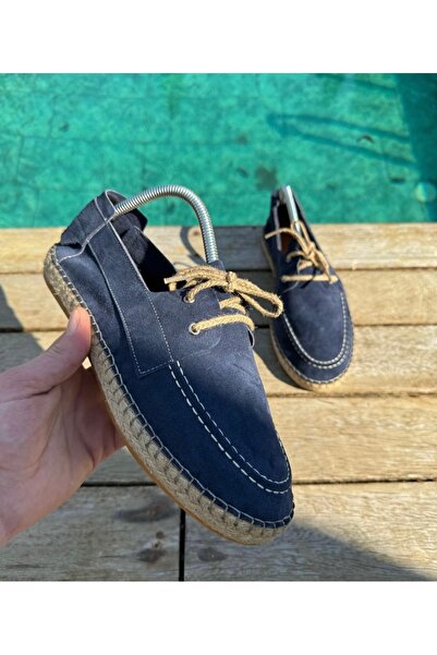 town walker Erkek Klasik Hakiki Deri Espadril Ayakkabı