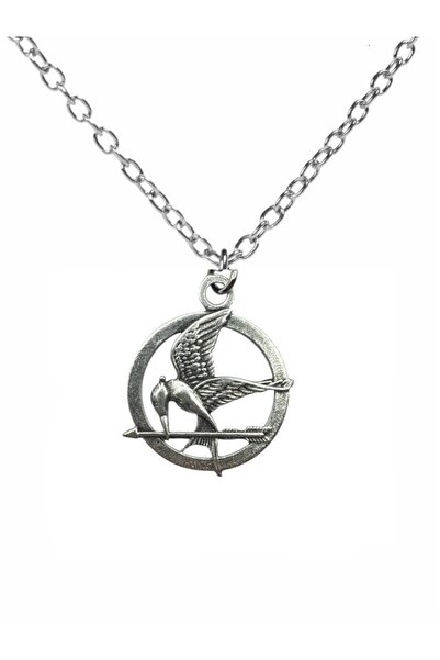 Herşey Nota Mockingjay Spirit – Alaycı Kuş Figürlü Unisex Kolye (60 cm Zincirli)
