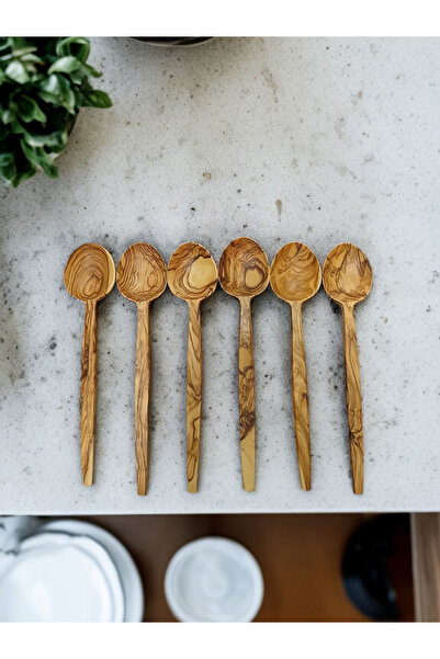 Aksoy Wood ZEYTİN AĞACI LÜX 29 CM YEMEK KARIŞTIRMA KAŞIĞI