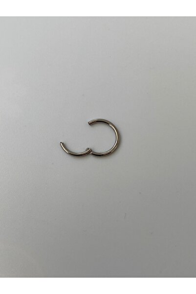 kurukafagift Çelik Düz Halka Piercing Tragus Lob Kıkırdak Helıx Unisex Model