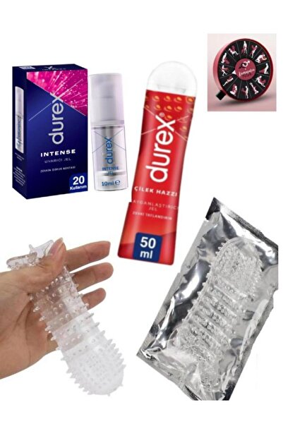Durex Play Çilekli Kayganlaştırıcı Jel-Uyarıcı Jel-Çoklu Kullanımlı Prezervat...