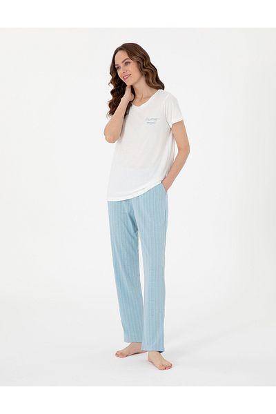 Pierre Cardin White Short Sleeve Pajama Set 50318997-Vr013