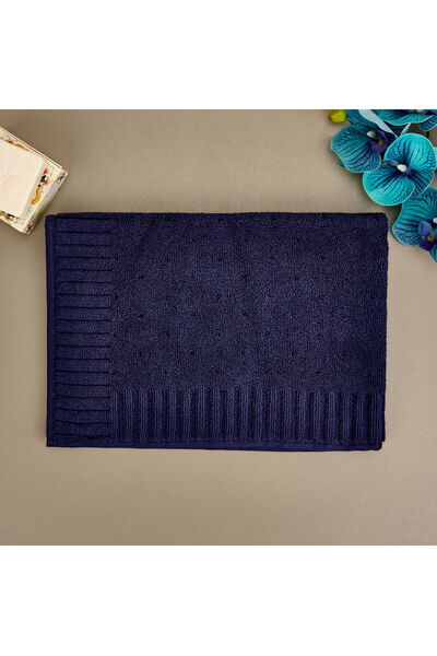 KUT FLY منشفة قدم ناعمة - أزرق داكن - 50x70 سم