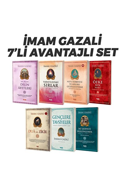 Çelik Yayınevi İmam Gazali 7'li Avantajlı Set