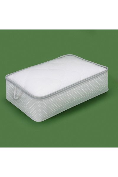 Turkuvaz Dergi Home under Bed Transparent Storage Bag - Gray - 80X50X20 cm