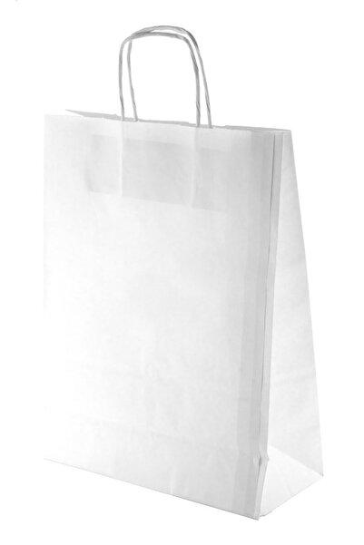 dalimag sacosa din hartie alb