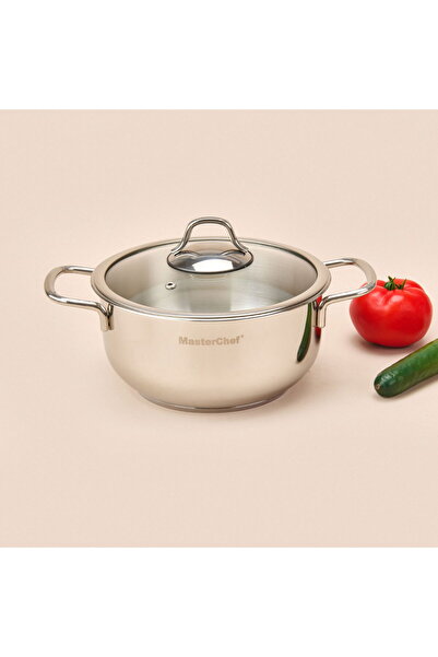 MATMEL Stainless Steel Pot - Gray - 20 cm