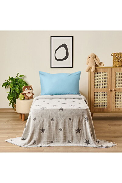 ASPARTAM سوفت ستار بيكيه للأطفال - رمادي - 160x220 سم