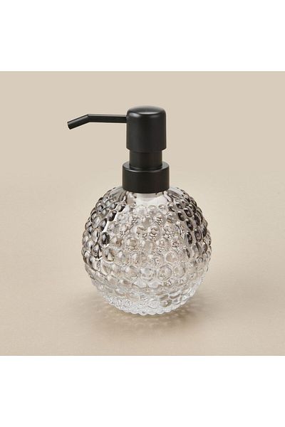 ASPARTAM Drop Pattern Liquid Soap Dispenser - Anthracite