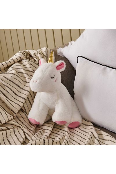 MATMEL Soft Unicorn Figured Pillow - White - 25X32 cm