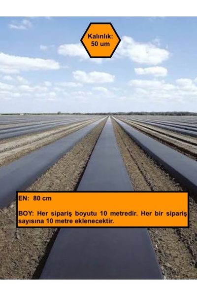 MRT PLASTİK 80 cm ENLİ MALÇ NAYLONU, ÇİLEK, MARUL, KARPUZ ÜRETİMİ İÇİN OT ENG...
