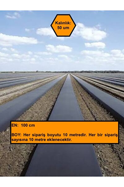 NetBazaars 100 cm ENLİ MALÇ NAYLONU, ÇİLEK, MARUL, KARPUZ ÜRETİMİ İÇİN OT ENGELLEYİCİ, TOPRAK NEM KORUYUCU