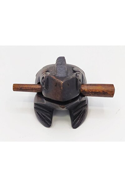 Souvenest الضفدع المحظوظ المزخرف التقليدي في تايلاند يصدر أصوات الضفدع. بني 1...