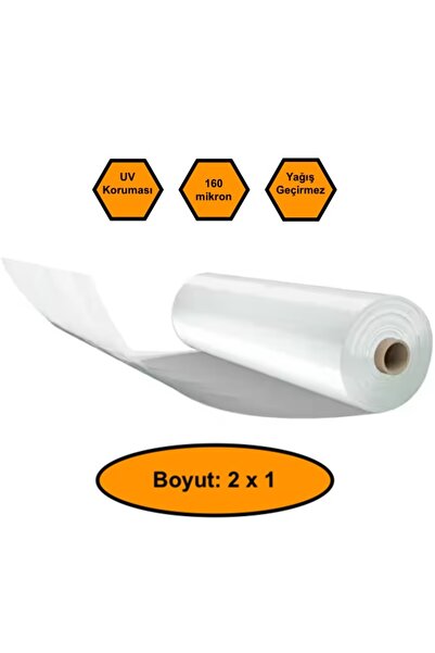 NetBazaars 160 micron NAYLON ÖRTÜ, ŞEFFAF SU GEÇİRMEZ NAYLON, 2X1 metre