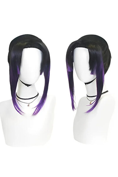 Butic Anime Cosplay Kochou Shinobu Peruk Demon Slayer Kimetsu No Yaiba Sentet...