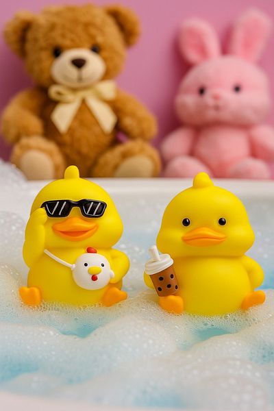 FANTASTİK SANAT ATÖLYESİ Honey Scented 2-Piece Chick Soap Set |   Bathrooms Like Mis with Aromatic Soaps |   Decorative Gift