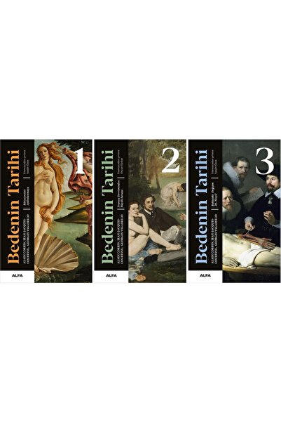 Alfa Yayınları Bedenin Tarihi 3 Kitap Set