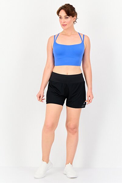 Asics Women Sportswear Fit Textured Training Shorts, Black