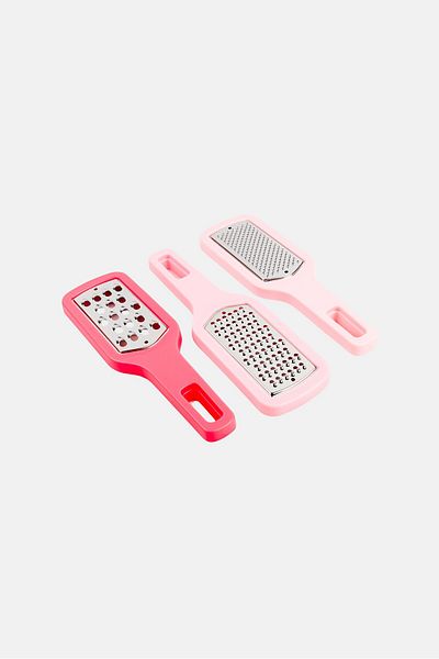Phantom Chef 3Pcs Kitchen Grater Set, Multicolor