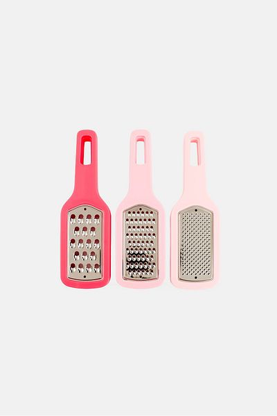 Phantom Chef 3Pcs Kitchen Grater Set, Multicolor