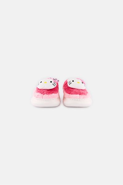 SANRIO شبشب منزلي سهل الارتداء بطبعة هالو كيتي للبنات، متعدد الألوان