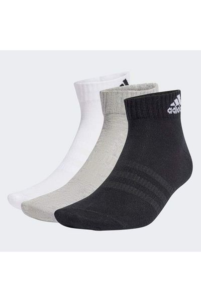 adidas Unisex Grey T Spw Ank 3p Κάλτσες Ic1283