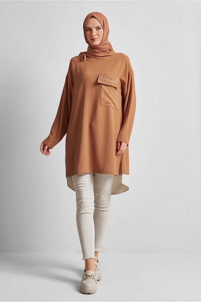 Alvina LAPEL TIE TUNIC 44438