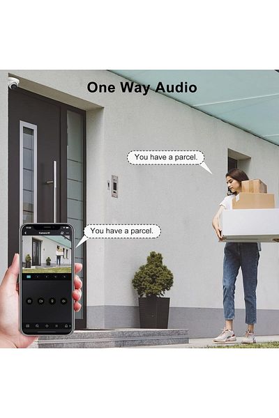 Choice 2.8mm 5MP White Color Anpviz 8MP POE IP Turret Camera Outdoor Smart Dual-Light ColorVU CCTV Video Su