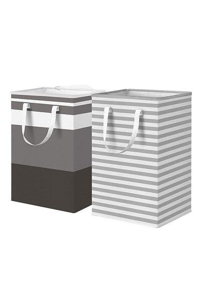 COOYA ALMEKAQUZ 2 Pcs Laundry Hamper Large Collapsible Laundry Basket.