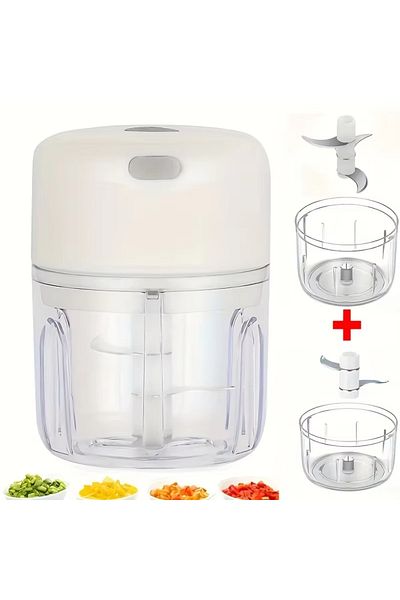 Choice White Set Multifunctional Cooking Machine Automatic Household Meat Grinder Baby Supplementary Food S