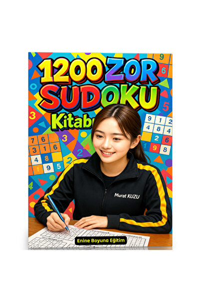 Enine Boyuna Eğitim كتاب سودوكو الصعب (1200 موسوعة سودوكو BOY)