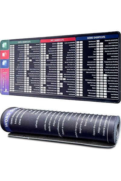 ROCK POW Large Gaming Mouse Pad with Anti-Slip Surface