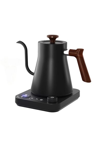 Choice EU Black 900ML Intelligent Constant Temperature Electric Kettle Hand Brewed Coffee Pot Gooseneck Pot