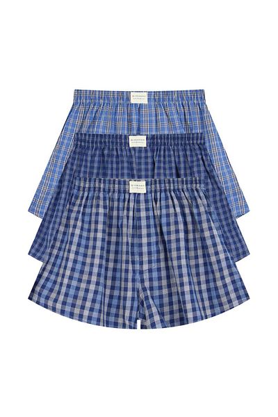 Giordano Men's Cotton Poplin Regular Fit Boxers 3pcs Pack